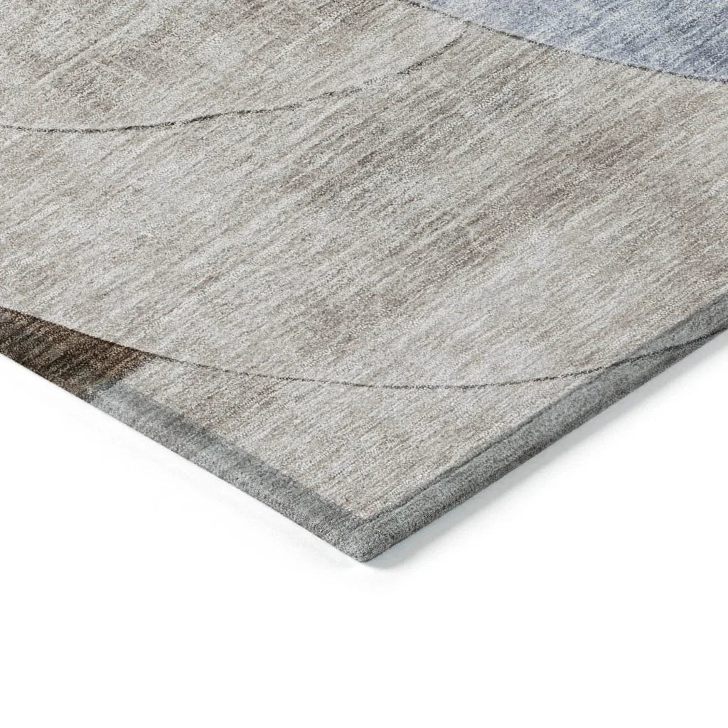 LOOMLAN Rugs Henry Denim Washable Indoor-Outdoor Rug