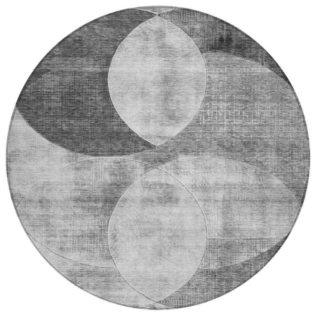LOOMLAN Rugs Henry Gray Washable Indoor-Outdoor Rug