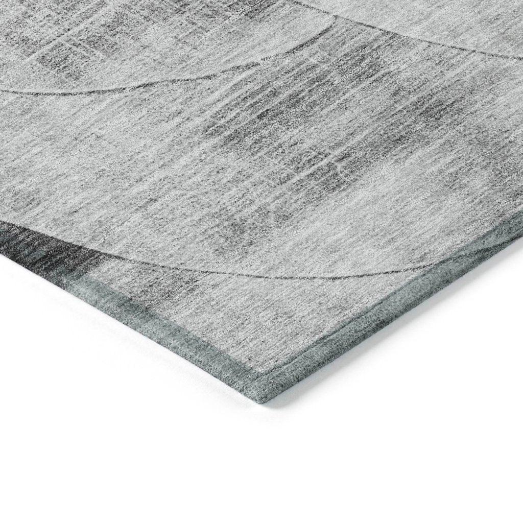 LOOMLAN Rugs Henry Gray Washable Indoor-Outdoor Rug