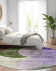 LOOMLAN Rugs Henry Lavender Washable Indoor-Outdoor Rug
