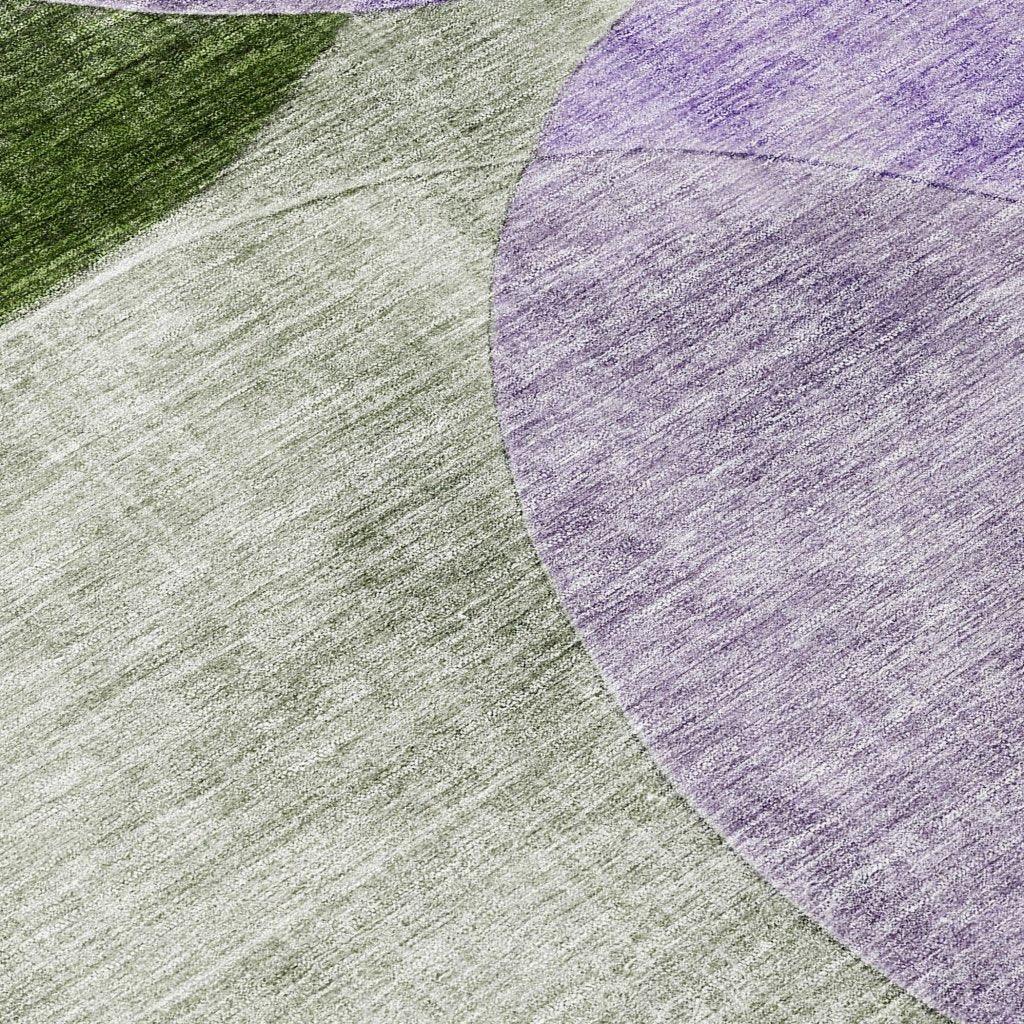 LOOMLAN Rugs Henry Lavender Washable Indoor-Outdoor Rug