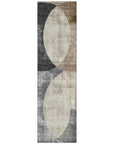LOOMLAN Rugs Henry Pewter Washable Indoor-Outdoor Rug