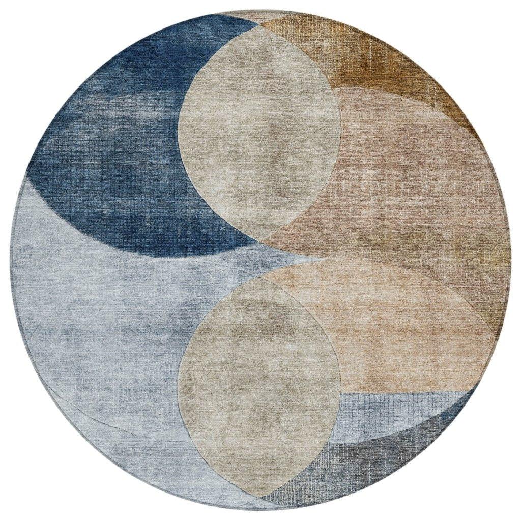 LOOMLAN Rugs Henry Sky Washable Indoor-Outdoor Rug