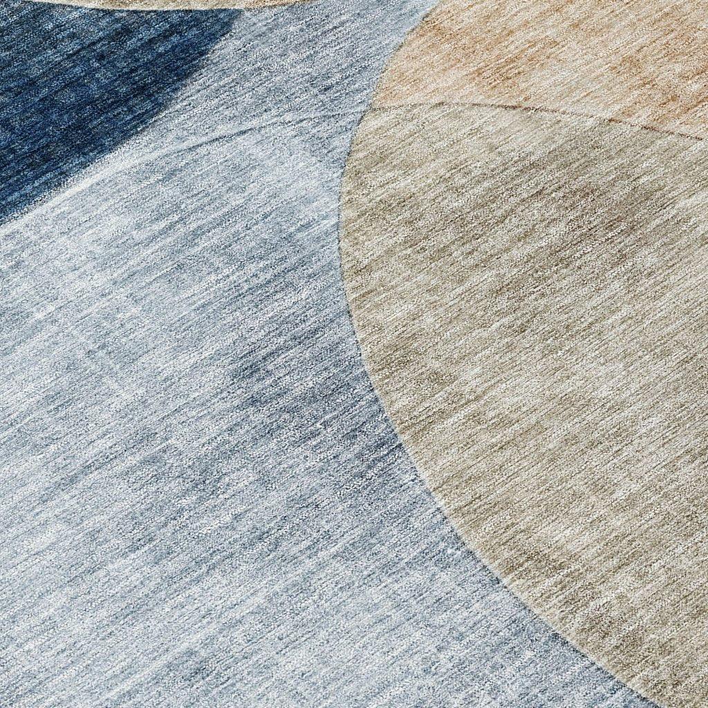 LOOMLAN Rugs Henry Sky Washable Indoor-Outdoor Rug