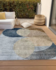 LOOMLAN Rugs Henry Sky Washable Indoor-Outdoor Rug