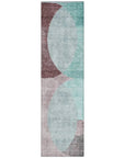 LOOMLAN Rugs Henry Teal Washable Indoor-Outdoor Rug