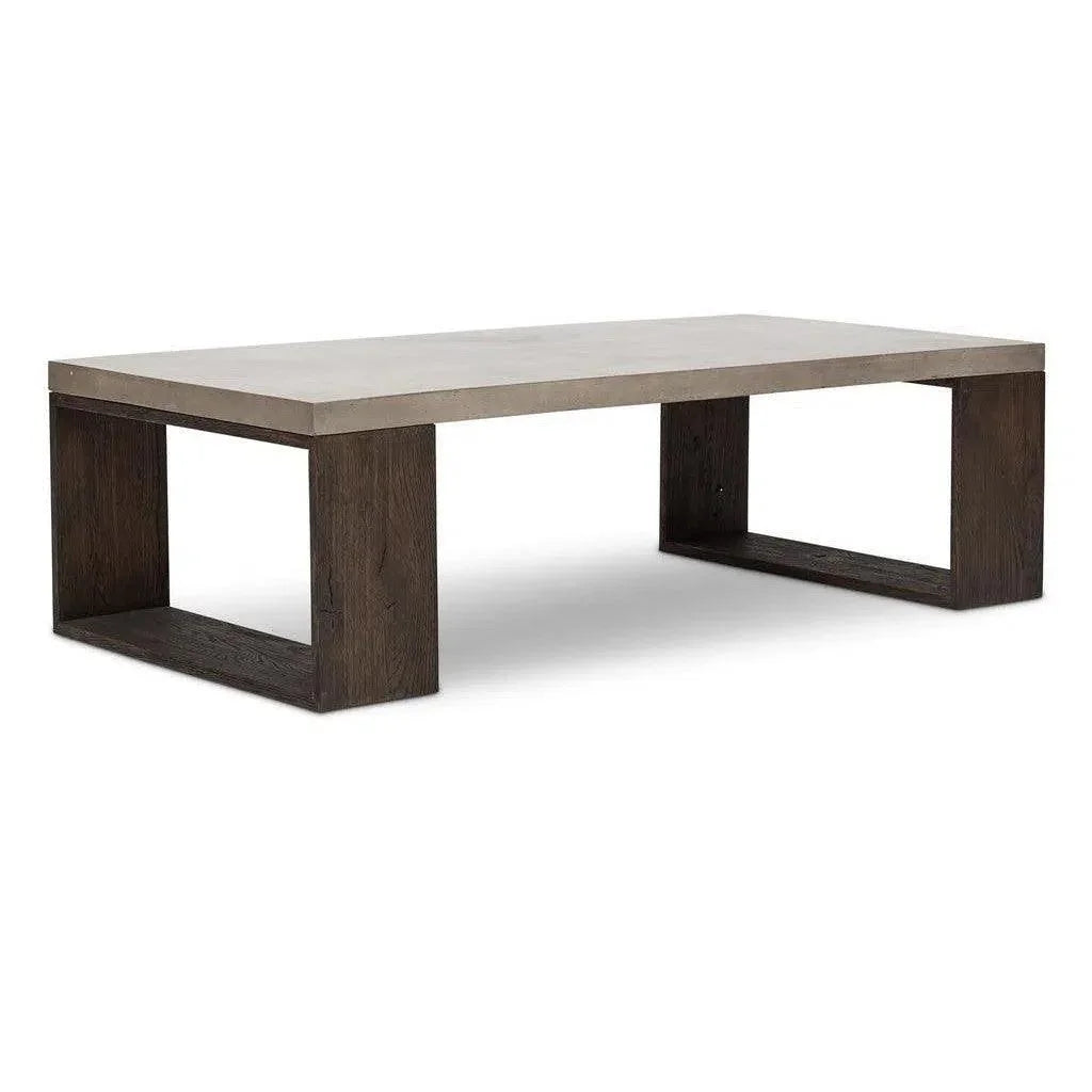 Heritage Reinforced Concrete Rectangular Coffee Table - LOOMLAN - Urbia - Outdoor Coffee Tables