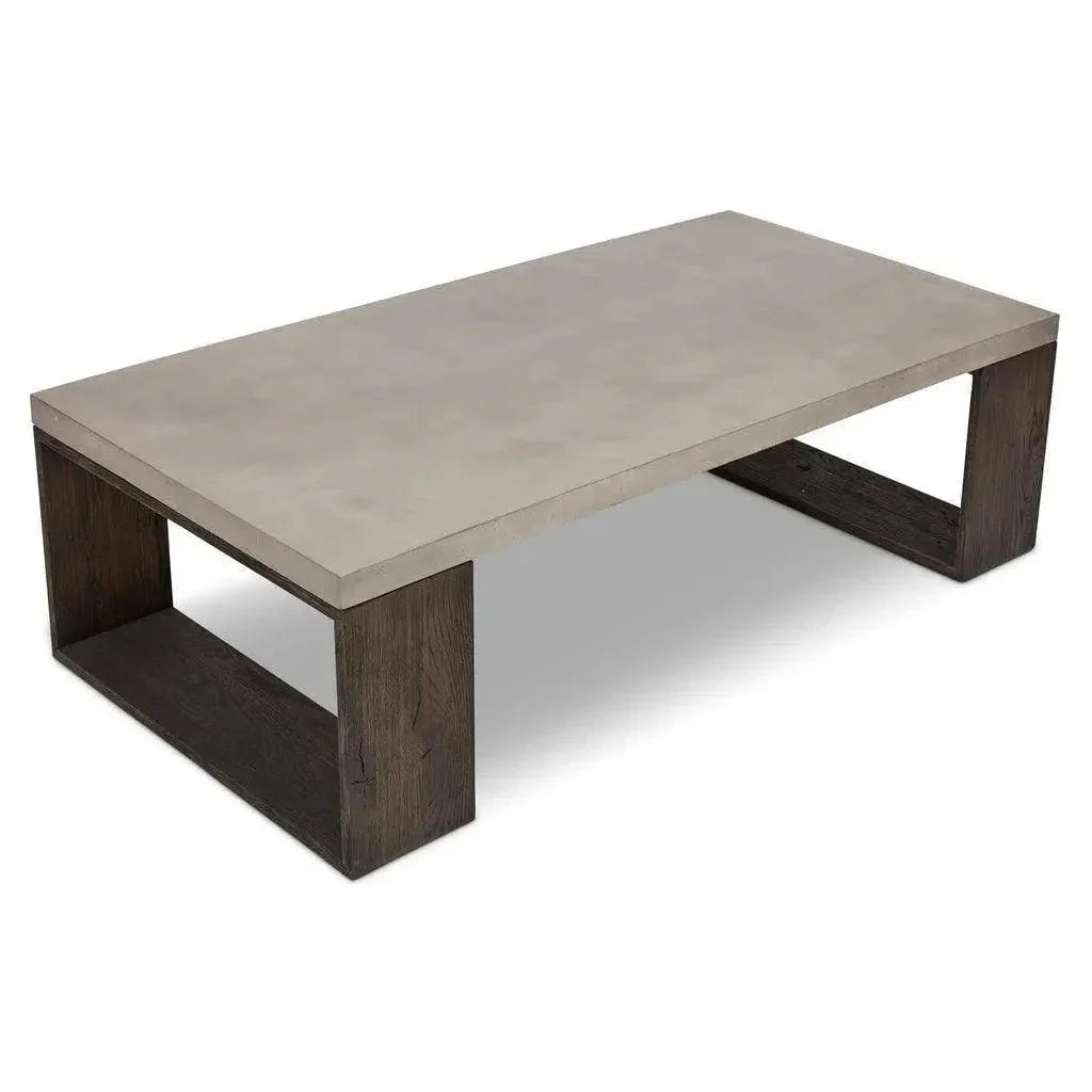 Heritage Reinforced Concrete Rectangular Coffee Table - LOOMLAN - Urbia - Outdoor Coffee Tables