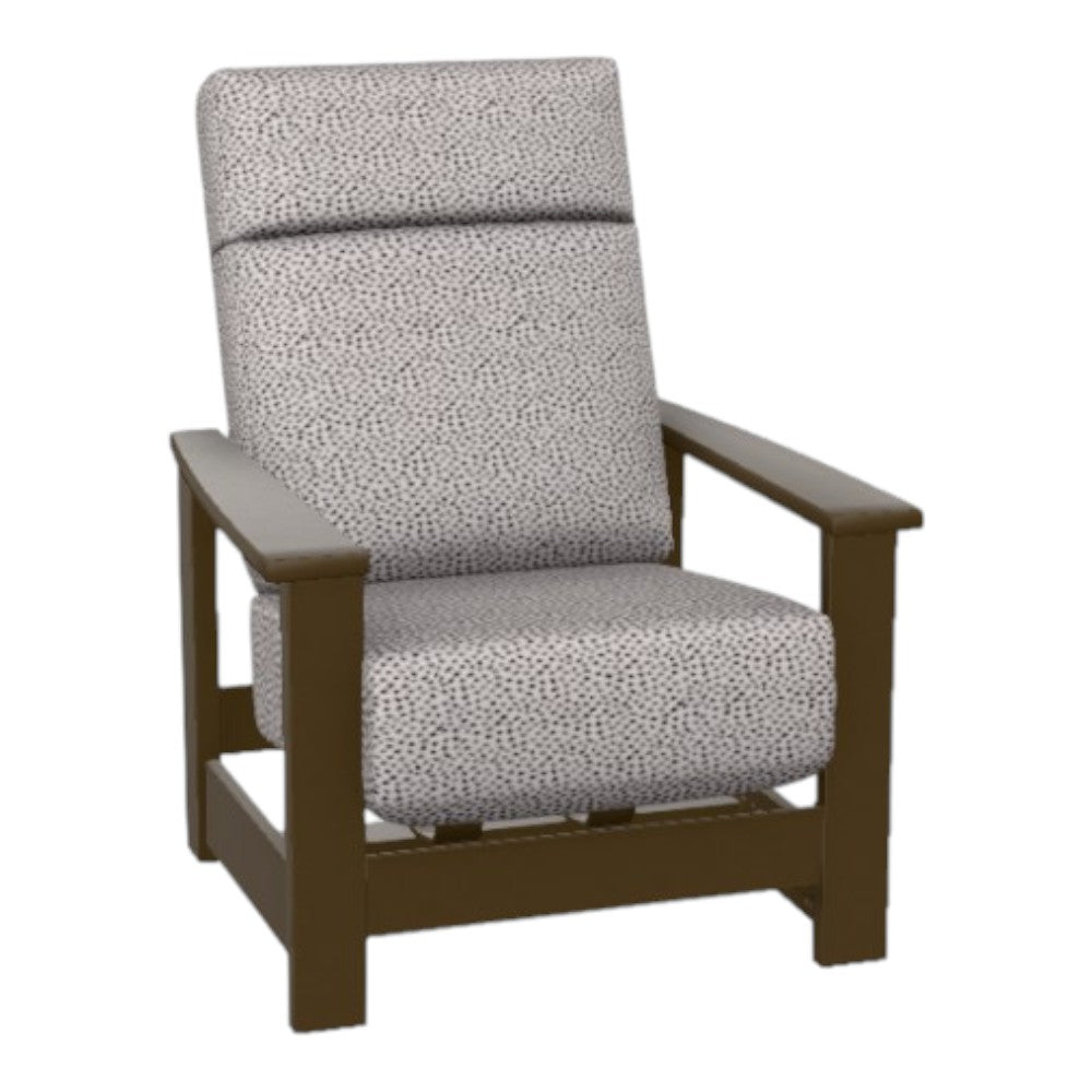 Replacement Cushions for Leeward Deep Seat High Back Hidden Motion Arm Chair - Commercial Grade