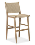 Sedona Durable Teak Wood Outdoor Bar Stool