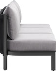 Horizon Gray Sofa - LOOMLAN - Zuo Modern - Outdoor Sofas & Loveseats