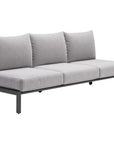Horizon Gray Sofa - LOOMLAN - Zuo Modern - Outdoor Sofas & Loveseats