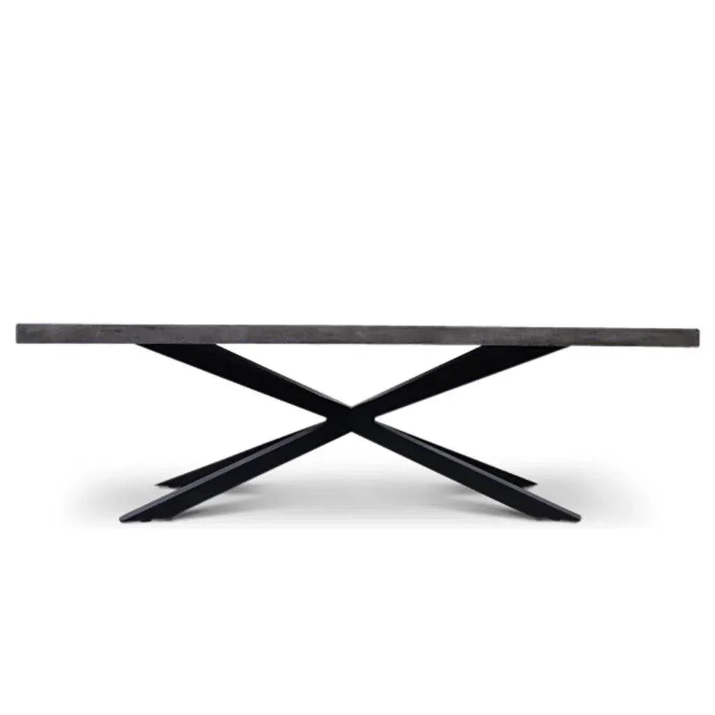 Hunter Reinforced Concrete Rectangular Dining Table - LOOMLAN - Urbia - Outdoor Dining Tables