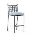 Provence Sunbrella Outdoor Bar Stool