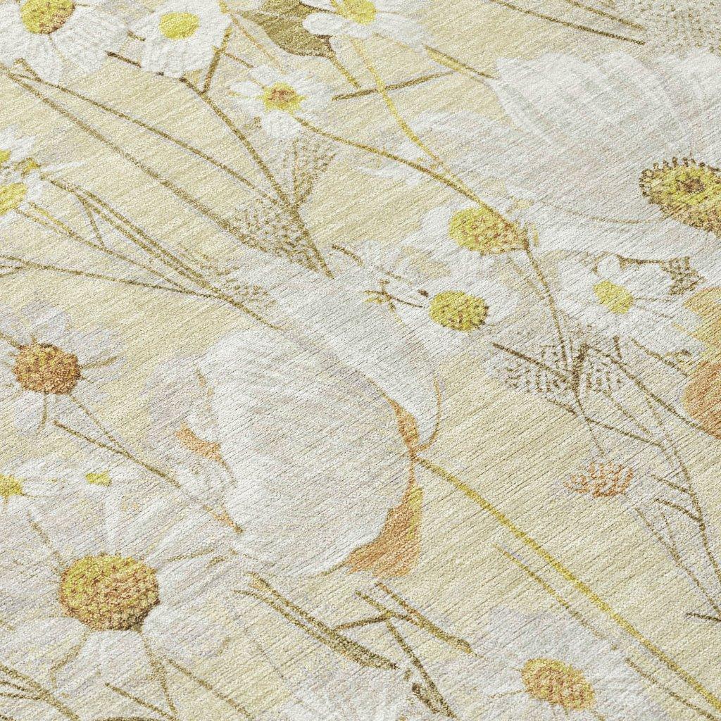 LOOMLAN Rugs Ilunara Gold Washable Indoor-Outdoor Rug