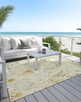 LOOMLAN Rugs Ilunara Gold Washable Indoor-Outdoor Rug