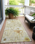 LOOMLAN Rugs Ilunara Gold Washable Indoor-Outdoor Rug