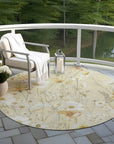 LOOMLAN Rugs Ilunara Gold Washable Indoor-Outdoor Rug