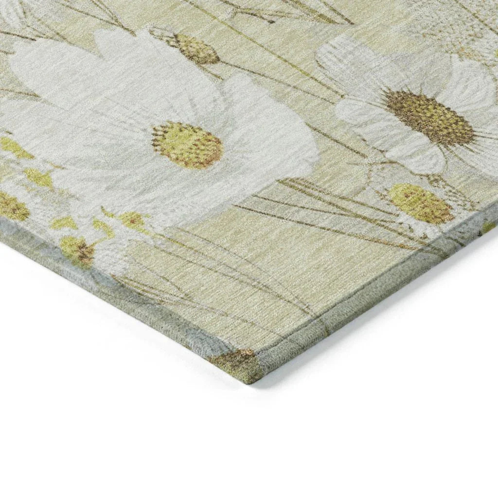 LOOMLAN Rugs Ilunara Gold Washable Indoor-Outdoor Rug