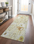LOOMLAN Rugs Ilunara Gold Washable Indoor-Outdoor Rug