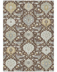 LOOMLAN Rugs Ilyara Brown Washable Indoor-Outdoor Rug