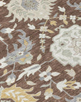 LOOMLAN Rugs Ilyara Brown Washable Indoor-Outdoor Rug