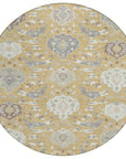 LOOMLAN Rugs Ilyara Gold Washable Indoor-Outdoor Rug