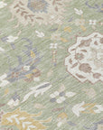 LOOMLAN Rugs Ilyara Green Washable Indoor-Outdoor Rug