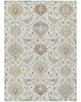 LOOMLAN Rugs Ilyara Ivory Washable Indoor-Outdoor Rug