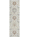 LOOMLAN Rugs Ilyara Ivory Washable Indoor-Outdoor Rug