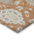 LOOMLAN Rugs Ilyara Orange Washable Indoor-Outdoor Rug