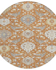 LOOMLAN Rugs Ilyara Orange Washable Indoor-Outdoor Rug