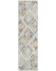 LOOMLAN Rugs Ilyone Ivory Washable Indoor-Outdoor Rug