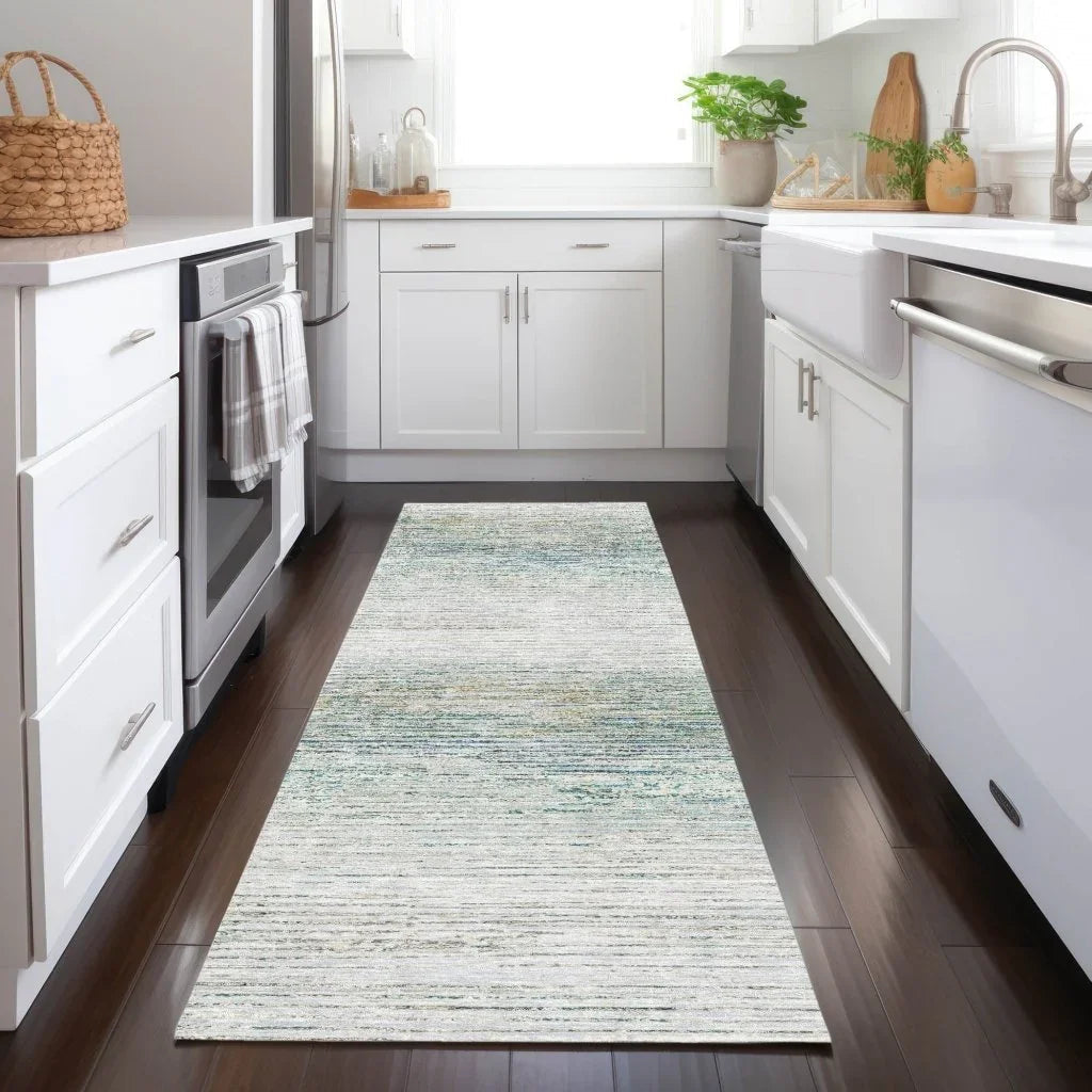 LOOMLAN Rugs Inari Ivory Washable Indoor-Outdoor Rug