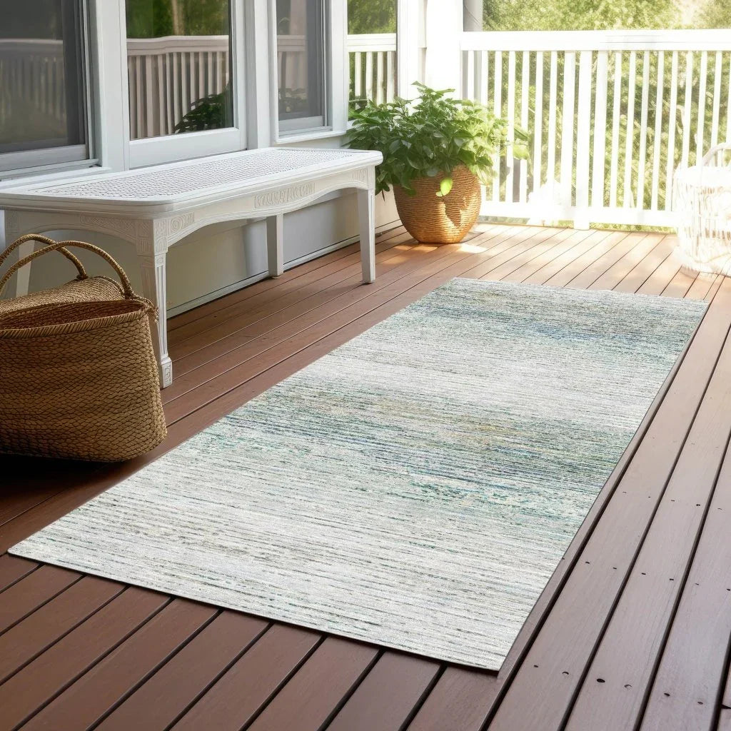 LOOMLAN Rugs Inari Ivory Washable Indoor-Outdoor Rug