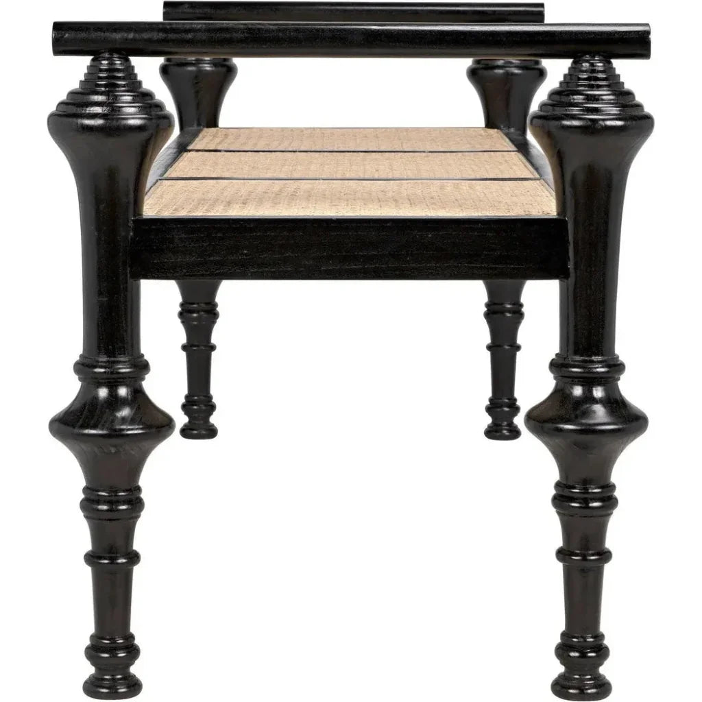 Indochine Bench - LOOMLAN - Noir - Bedroom Benches