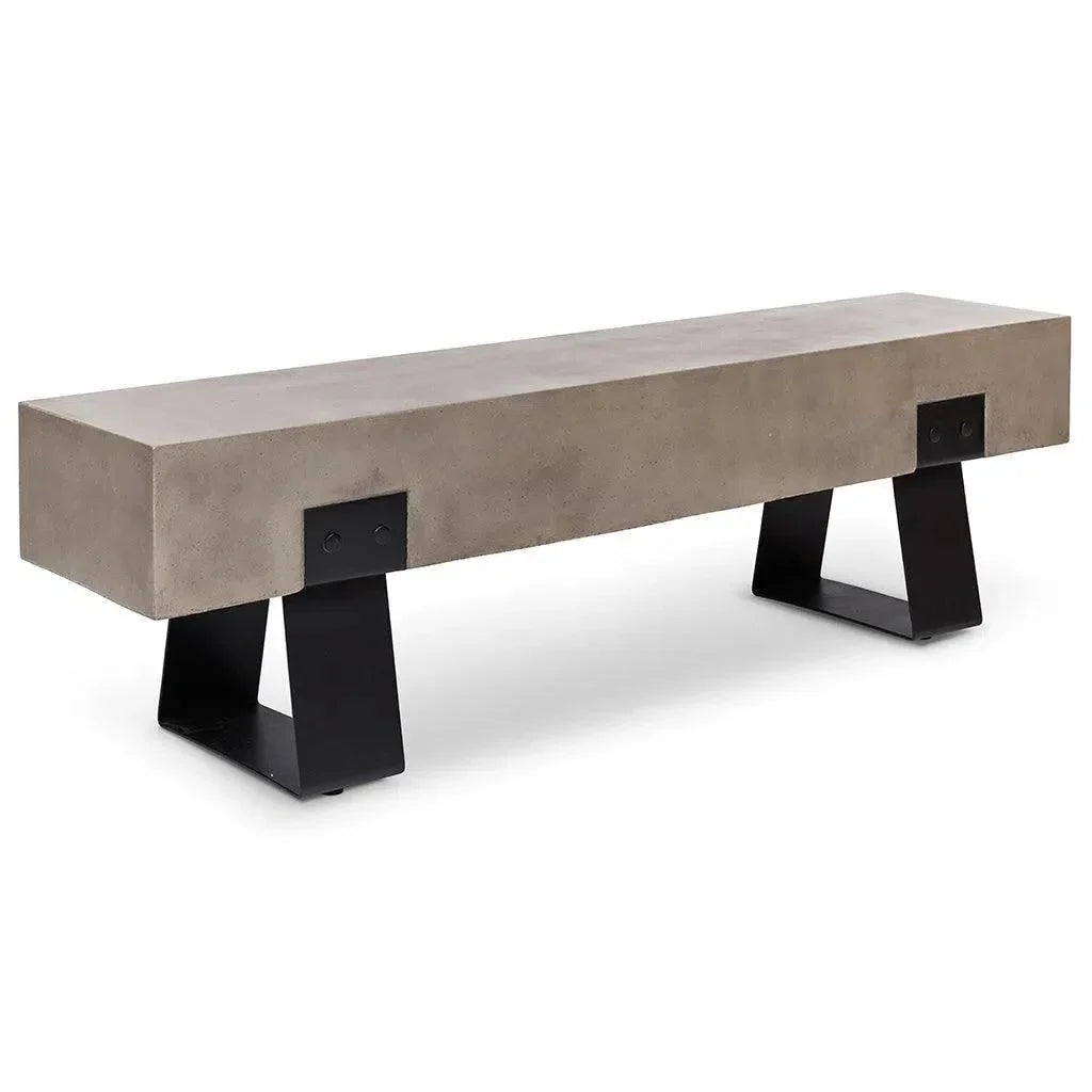 Industrial Fiber Reinforced Concrete Bench - LOOMLAN - Urbia - Outdoor Benches