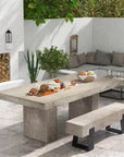 Industrial Fiber Reinforced Concrete Bench - LOOMLAN - Urbia - Outdoor Benches