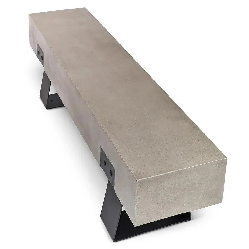 Industrial Fiber Reinforced Concrete Bench - LOOMLAN - Urbia - Outdoor Benches