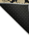 LOOMLAN Rugs Inoa Black Washable Indoor-Outdoor Rug