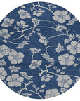 LOOMLAN Rugs Inoa Blue Washable Indoor-Outdoor Rug