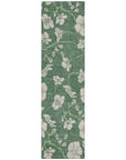 LOOMLAN Rugs Inoa Green Washable Indoor-Outdoor Rug