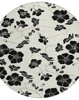 LOOMLAN Rugs Inoa Ivory Washable Indoor-Outdoor Rug