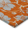 LOOMLAN Rugs Inoa Orange Washable Indoor-Outdoor Rug