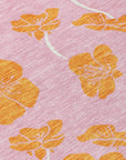 LOOMLAN Rugs Inoa Pink Washable Indoor-Outdoor Rug