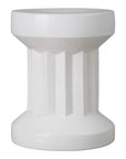 Intrepit 18 in. Round Turquoise Ceramic Garden Stool - LOOMLAN - Emissary - Garden Stools