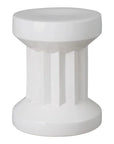 Intrepit 18 in. Round Turquoise Ceramic Garden Stool - LOOMLAN - Emissary - Garden Stools