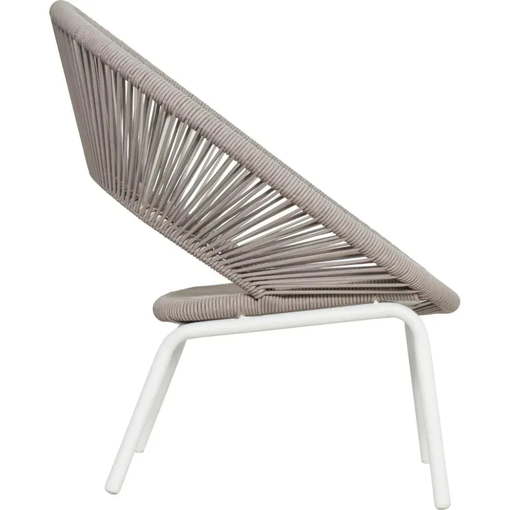 Ionian Lounge Chair - White Outdoor Accent Chair - LOOMLAN - Seasonal Living - Outdoor Lounge Chairs