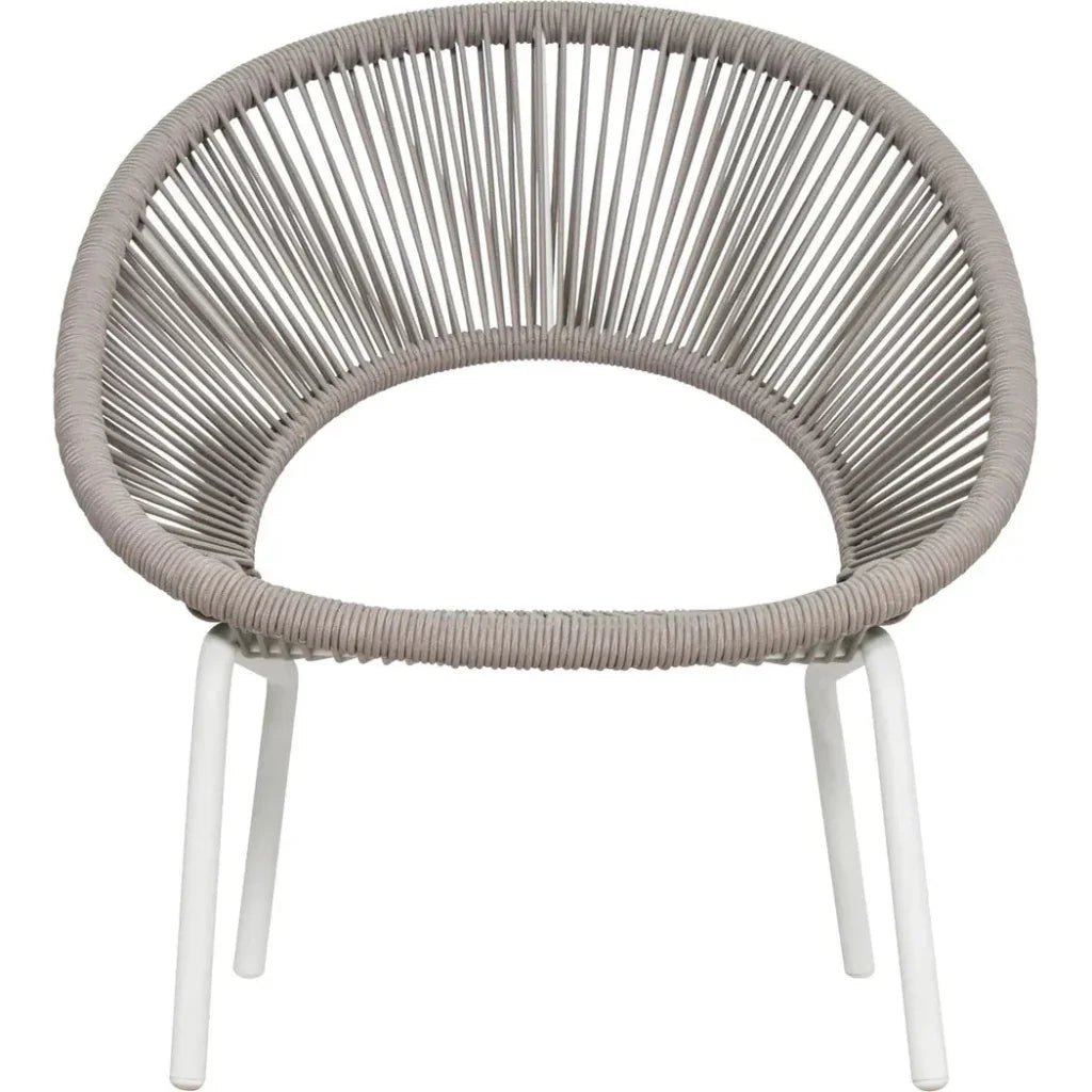 Ionian Lounge Chair - White Outdoor Accent Chair - LOOMLAN - Seasonal Living - Outdoor Lounge Chairs