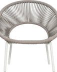 Ionian Lounge Chair - White Outdoor Accent Chair - LOOMLAN - Seasonal Living - Outdoor Lounge Chairs